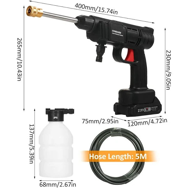 Pressure Washer™ Hidrolavadora Portatil con Bateria