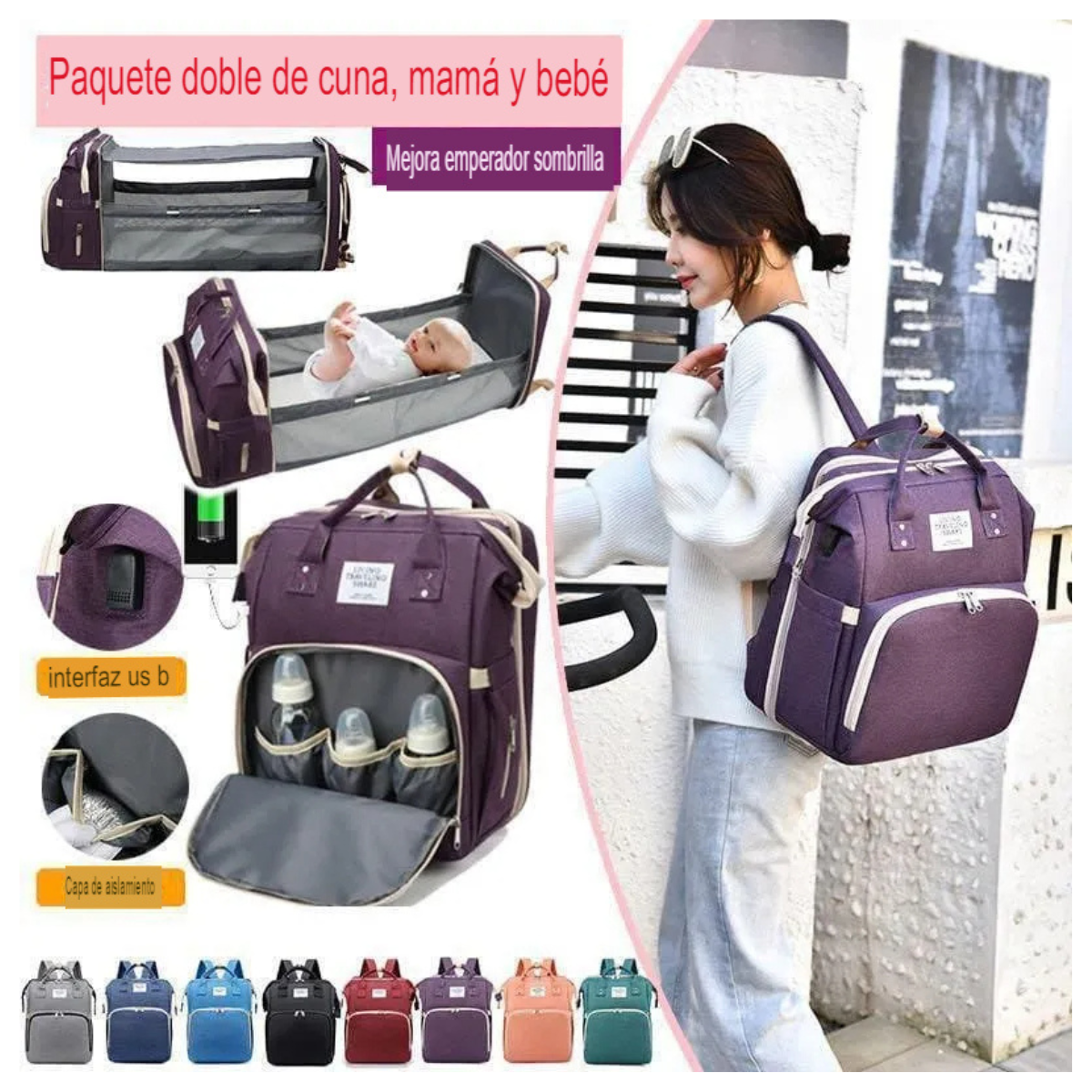 Baby Stroller Bag™ Bolso de Paseo para Bebés 2 en 1