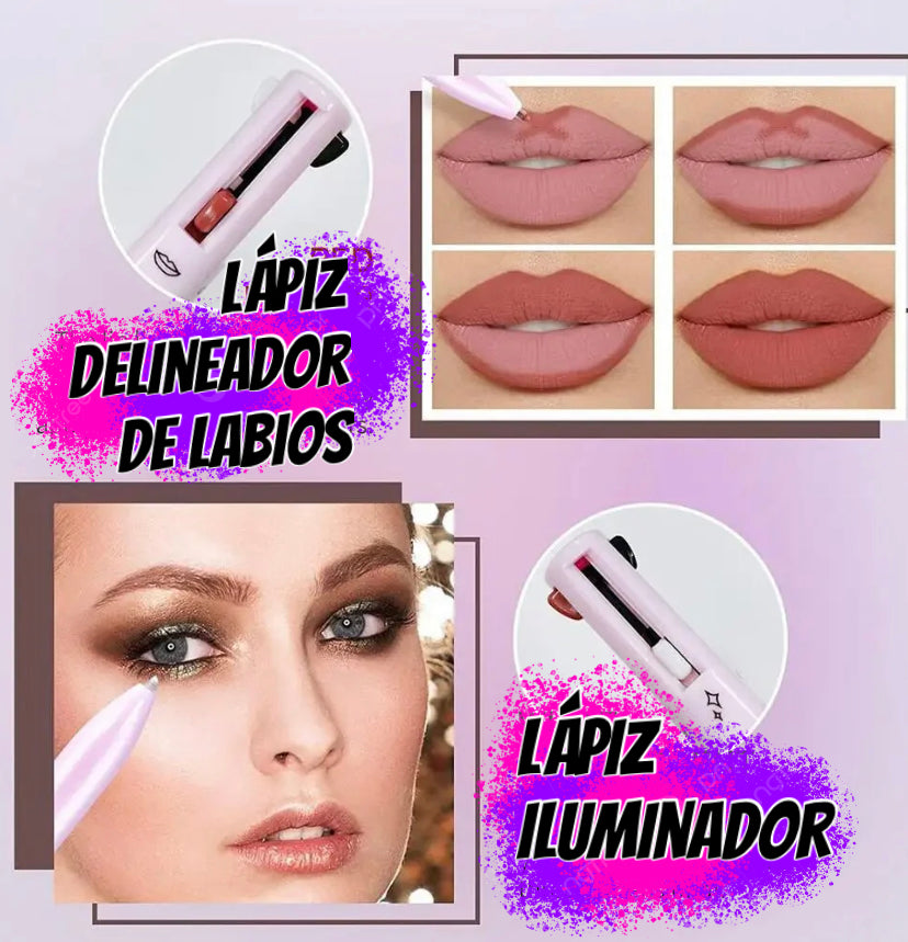 MAKE UP PRO™ - Lápiz Delineador 4 en 1