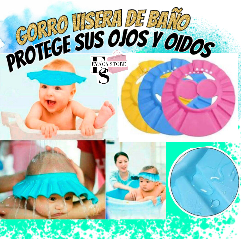 Baby Bath Visor™ Gorro Visera De Baño Para Bebé