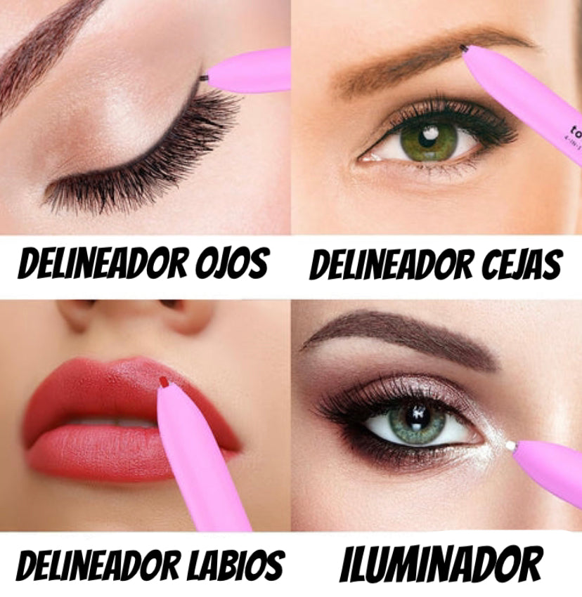 MAKE UP PRO™ - Lápiz Delineador 4 en 1