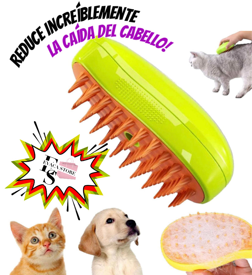 Michi Brush™ - Cepillo Automático Gatos Vapor 3 en 1